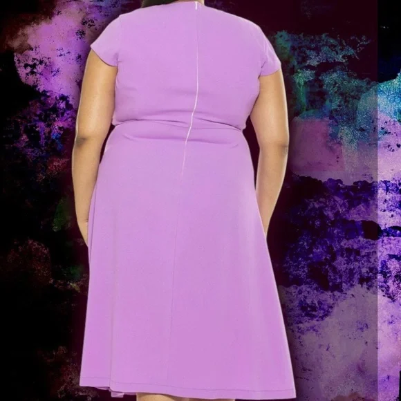 alexia admor lily midi dress ALEXIA ADMOR Lily Midi Dress- Plus Size